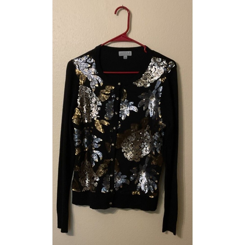 Joseph A. Sequin Long Sleeve Cardigan Size M